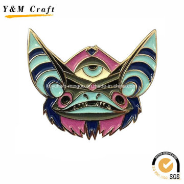 Awesome Animal Design Gold Color Metal Pin Badge Ym1081